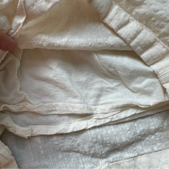 Hatch Maternity The Hallie Shorts 2 Large Ivory Pull-On Comfy Cuff Stretch 3.5” - Picture 6 of 10